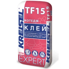 Клей Kreisel для приклеивания и армирования минераловатных и пенополистирольных плит TF15, 25 кг